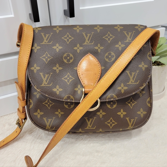 💕DISCONTINUED Crossbody/Shoulder LOUIS VUITTON Saint Cloud GM Monogram - Picture 2 of 15
